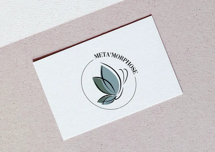 Mockup du logo Meta