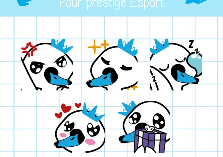 Mockup d'emotes pour createur de contenu